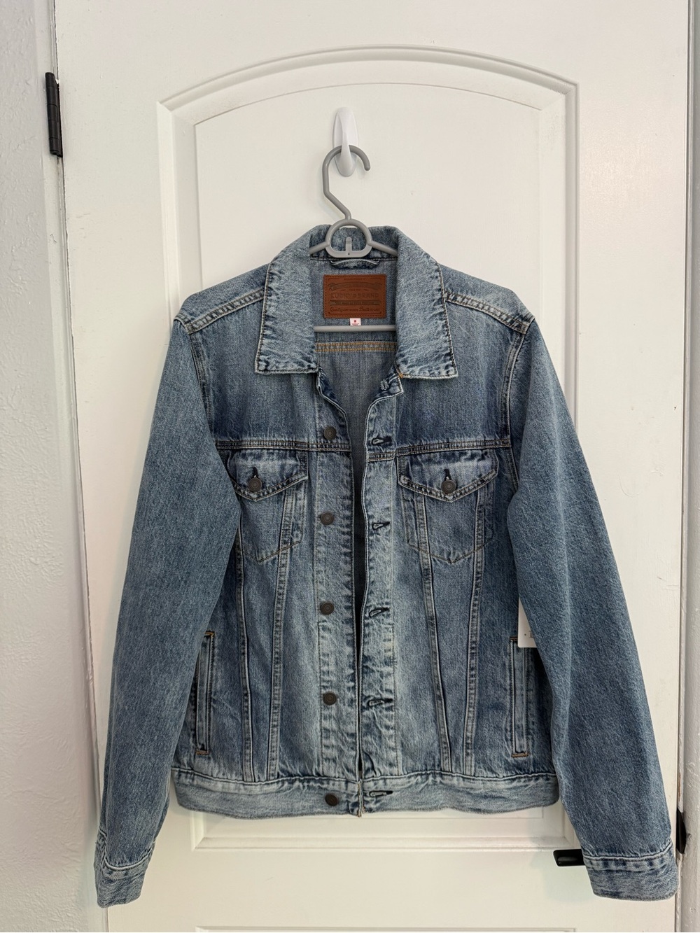 Lucky Brand Faded Blue Denim Jacket